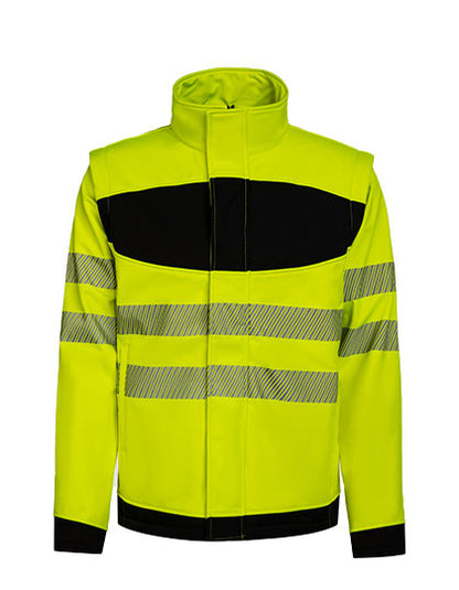 EOS Hi-Vis Workwear Softshell Jacket With Printing Area (KX1003)