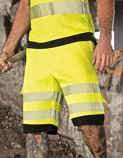 EOS Hi-Vis Workwear Shorts With Printing Areas (KX1006)