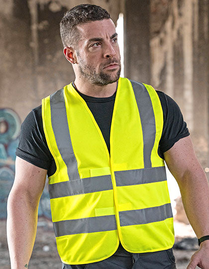 Hi-Vis Safety Vest With 4 Reflective Stripes Hannover (KX140)