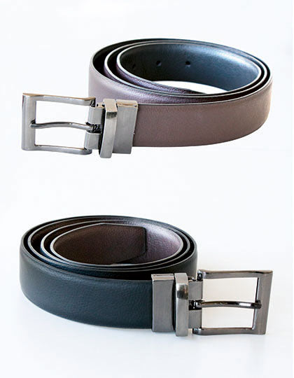Elegant Two-Color Reversible Belt Schaffhausen (KX152)
