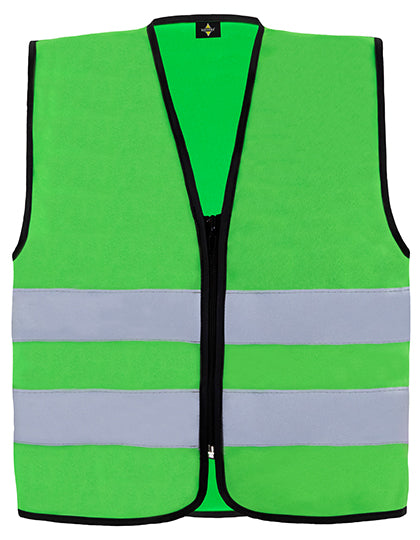 Hi-Vis Safety Vest Cologne With Front Zipper (KX217)