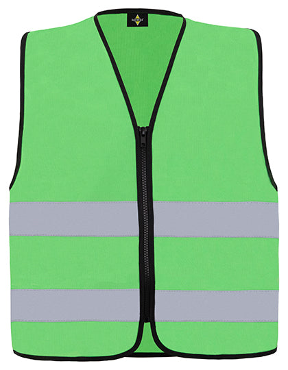 Hi-Vis Safety Vest Cologne With Front Zipper (KX217)