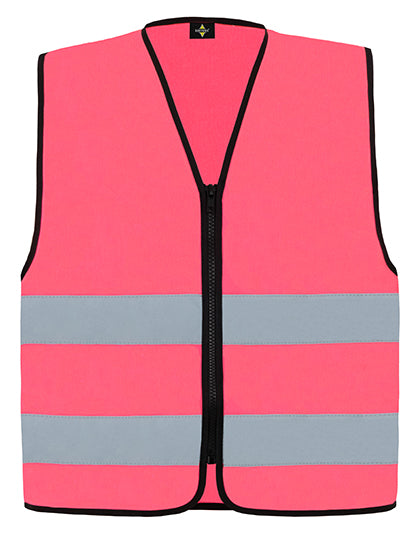 Hi-Vis Safety Vest Cologne With Front Zipper (KX217)