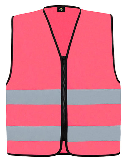 Hi-Vis Safety Vest Cologne With Front Zipper (KX217)