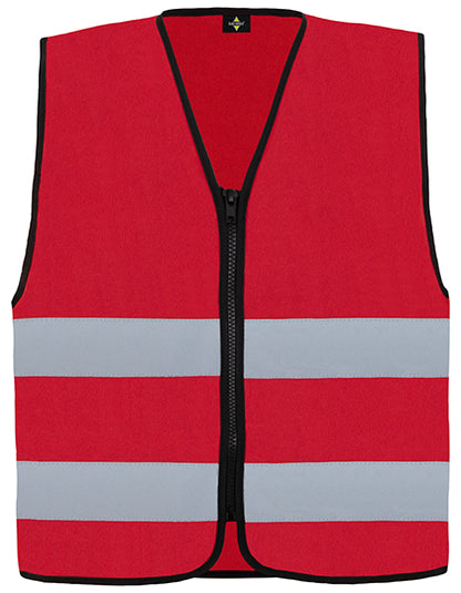 Hi-Vis Safety Vest Cologne With Front Zipper (KX217)