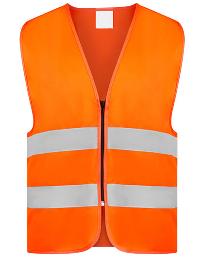 Hi-Vis Safety Vest Cologne With Front Zipper (KX217)