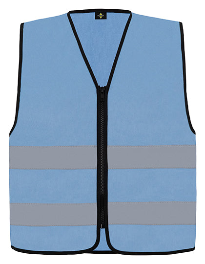 Hi-Vis Safety Vest Cologne With Front Zipper (KX217)