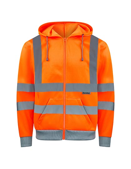 Hi-Vis Workwear Hooded Sweat-Jacket Galway (KX422)