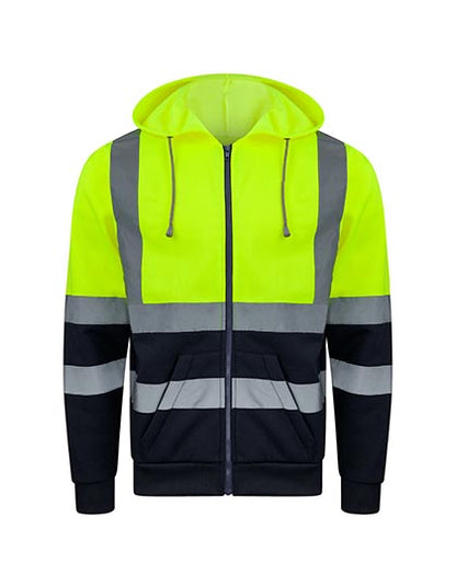 Hi-Vis Workwear Hooded Sweat-Jacket Galway (KX422)