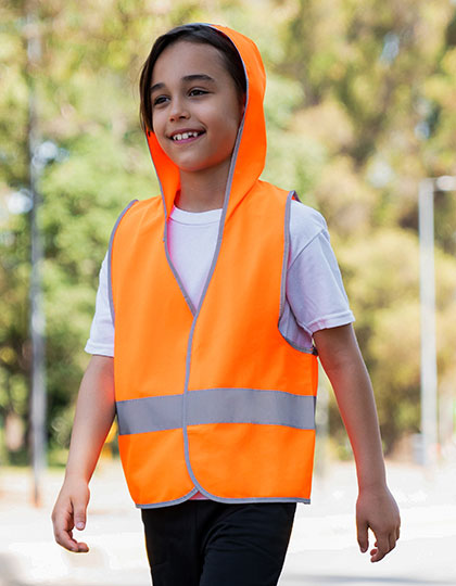 Kids´ Hooded Hi-Vis Safety Vest Odense (KX504)