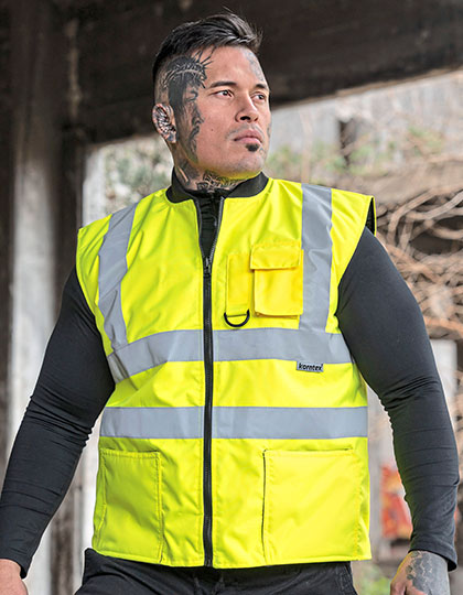 Hi-Vis Reversible Safety Bodywarmer Ural 2-in-1 (KX803)