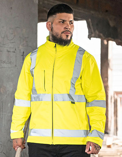 Hi-Vis Safety Softshell Jacket Turku (KX807)