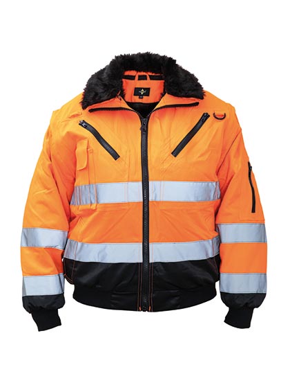Robust 4-in-1 Hi-Vis Pilot Jacket Oslo (KX809S)