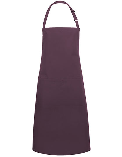 Latzschürze Basic mit Tasche und Schnalle (KY044)