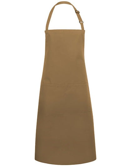 Latzschürze Basic mit Tasche und Schnalle (KY044)