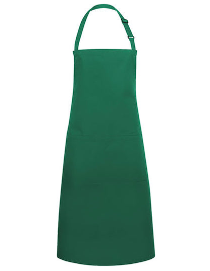 Latzschürze Basic mit Tasche und Schnalle (KY044)