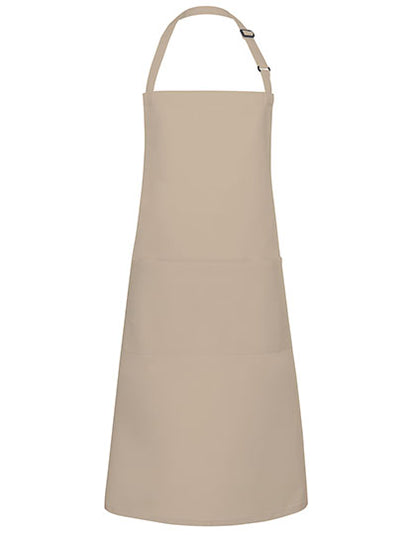 Latzschürze Basic mit Tasche und Schnalle (KY044)