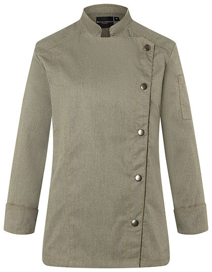 Damen Kochjacke Jeans-Style (KY053)