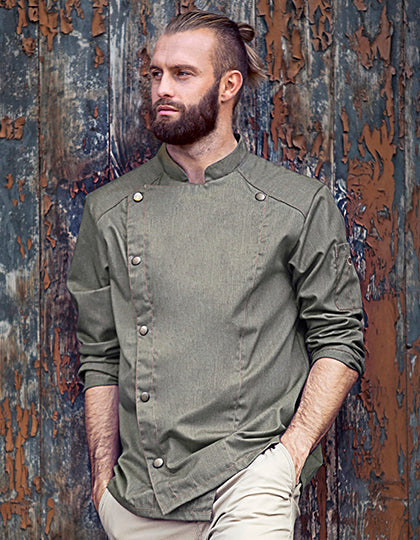 Kochjacke Jeans-Style (KY099)