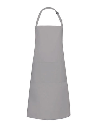 Übergrößen Latzschürze Basic mit Schnalle und Tasche (KY133)