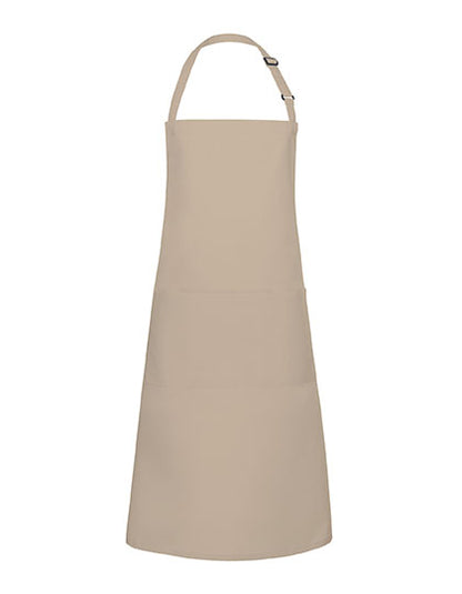 Übergrößen Latzschürze Basic mit Schnalle und Tasche (KY133)