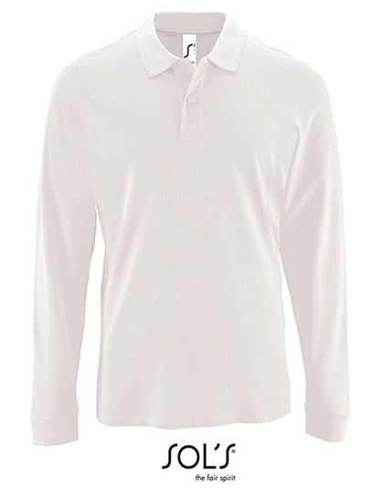 Men´s Long-Sleeve Piqué Polo Shirt Perfect (L02087)