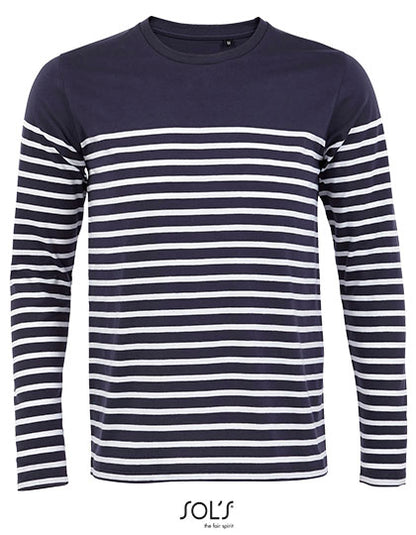 Men´s Long Sleeve Striped T-Shirt Matelot (L03099)