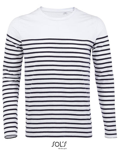 Men´s Long Sleeve Striped T-Shirt Matelot (L03099)