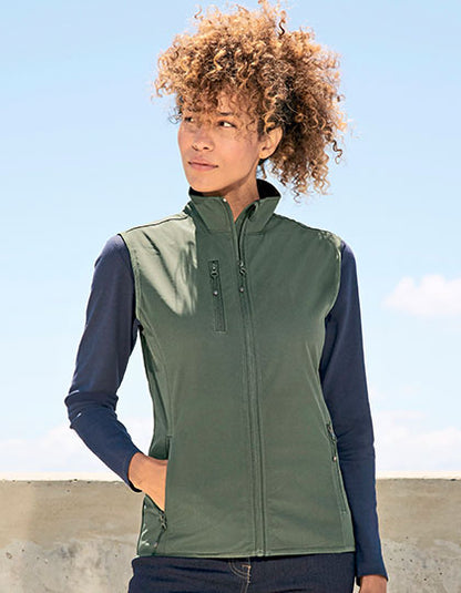 Women´s Falcon Zipped Softshell Bodywarmer (L03826)