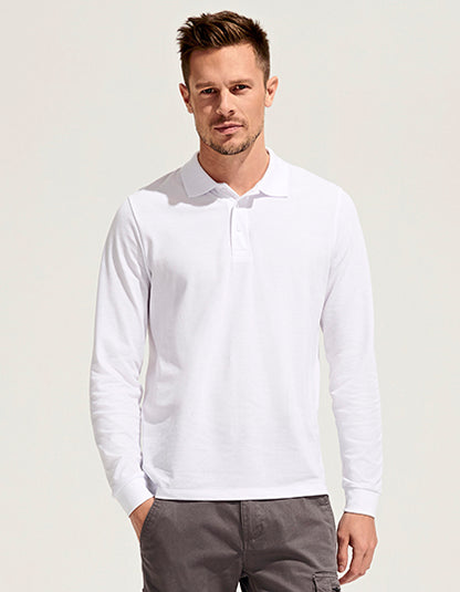 Unisex Long Sleeve Polycotton Polo Shirt (L03983)