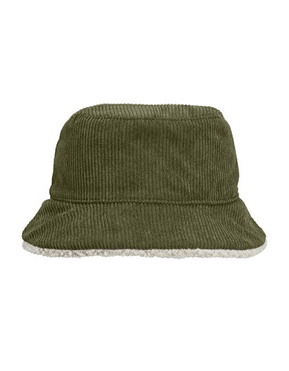 Reversible Sherpa And Velvet Bucket Hat (L03998)