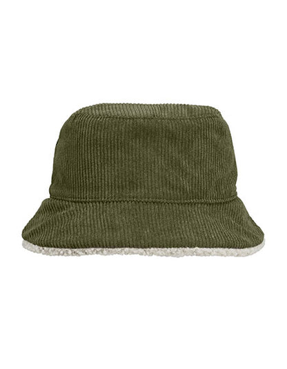 Reversible Sherpa And Velvet Bucket Hat (L03998)