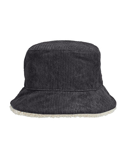 Reversible Sherpa And Velvet Bucket Hat (L03998)