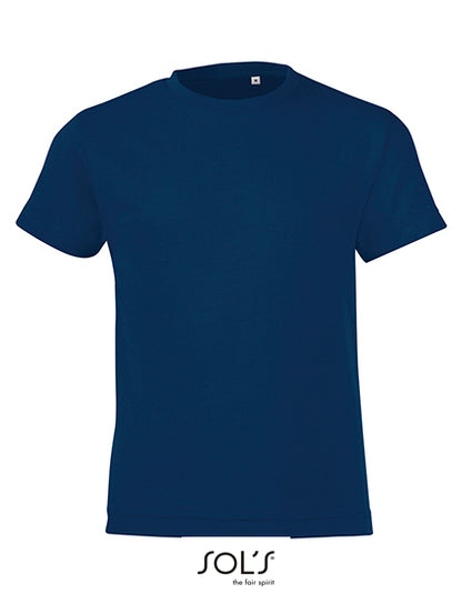 Kids´ Round Collar T-Shirt Regent Fit (L149K)