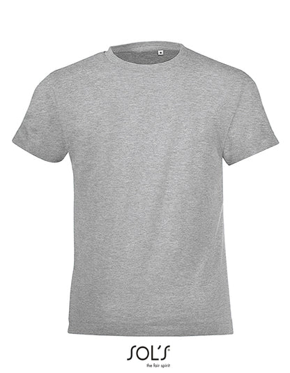 Kids´ Round Collar T-Shirt Regent Fit (L149K)