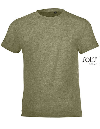 Kids´ Round Collar T-Shirt Regent Fit (L149K)