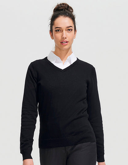 Women´s V-Neck Sweater Galaxy (L411)
