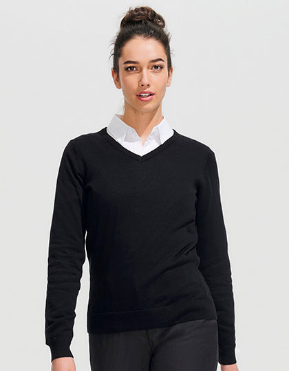 Women´s V-Neck Sweater Galaxy (L411)
