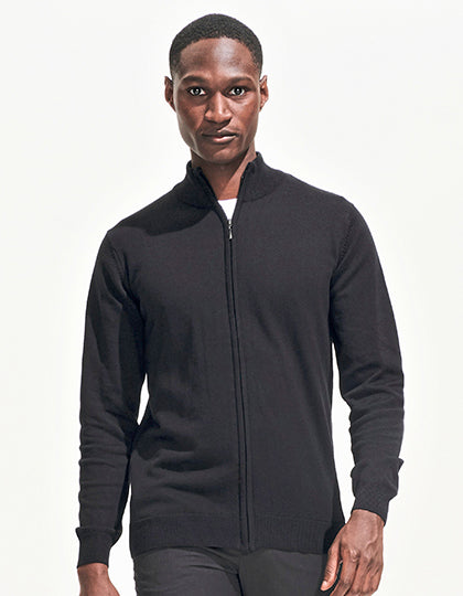 Men´s Zipped Knitted Cardigan Gordon (L413)