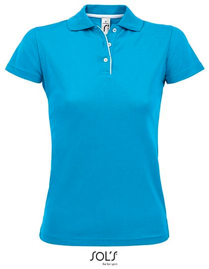 Women´s Sports Polo Shirt Performer (L544)