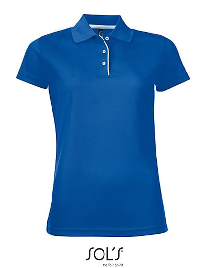 Women´s Sports Polo Shirt Performer (L544)