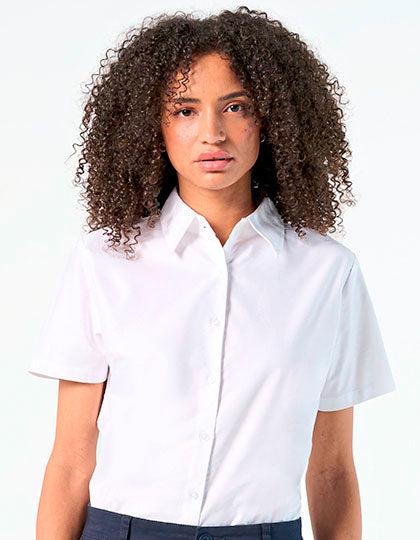 Women´s Oxford-Blouse Elite Short Sleeve (L610)