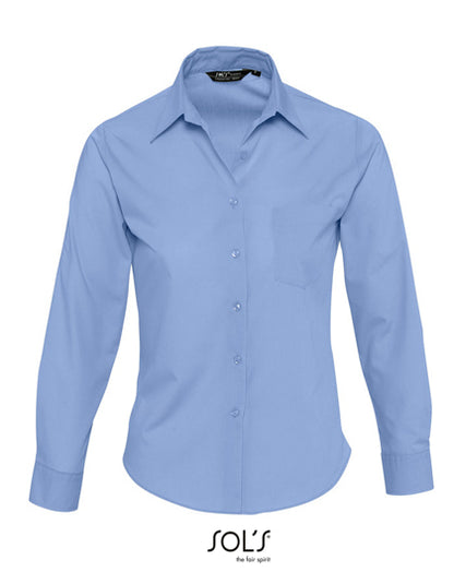 Popeline-Blouse Executive Long Sleeve (L621)