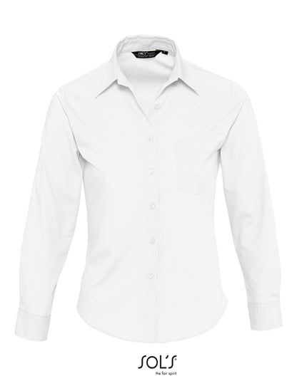 Popeline-Blouse Executive Long Sleeve (L621)