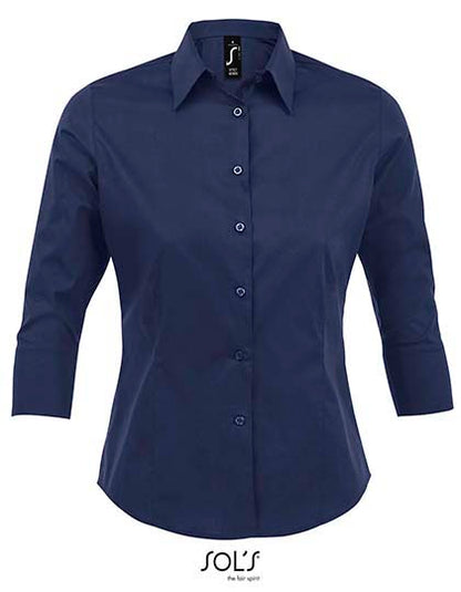 Popeline-Blouse Executive Long Sleeve (L621)
