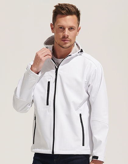 Men´s Hooded Softshell Jacket Replay (L848)