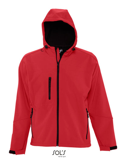Men´s Hooded Softshell Jacket Replay (L848)