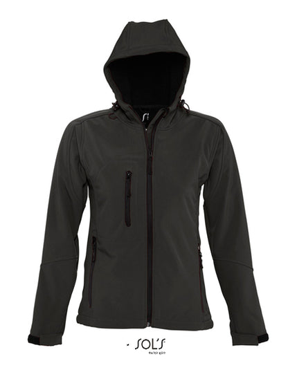 Women´s Hooded Softshell Jacket Replay (L849)