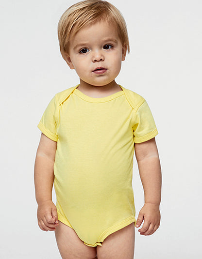 Infant Fine Jersey Short Sleeve Bodysuit (LA4424N)