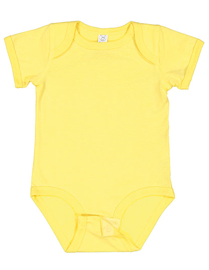 Infant Fine Jersey Short Sleeve Bodysuit (LA4424N)